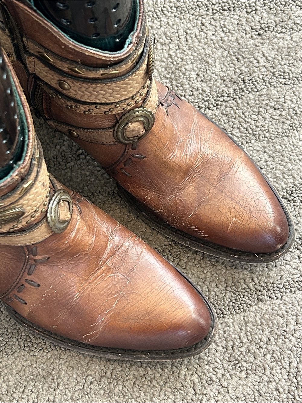 Corral Ankle Boots Festival Cowgirl Size 8 Style 3196 - Picture 3 of 11